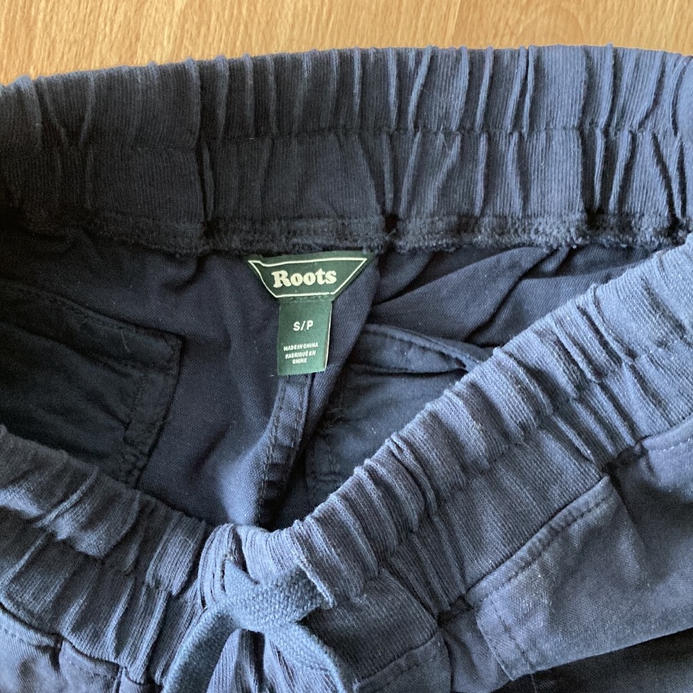 Navy blue Small Roots drawstring pants - Picture 4 of 6